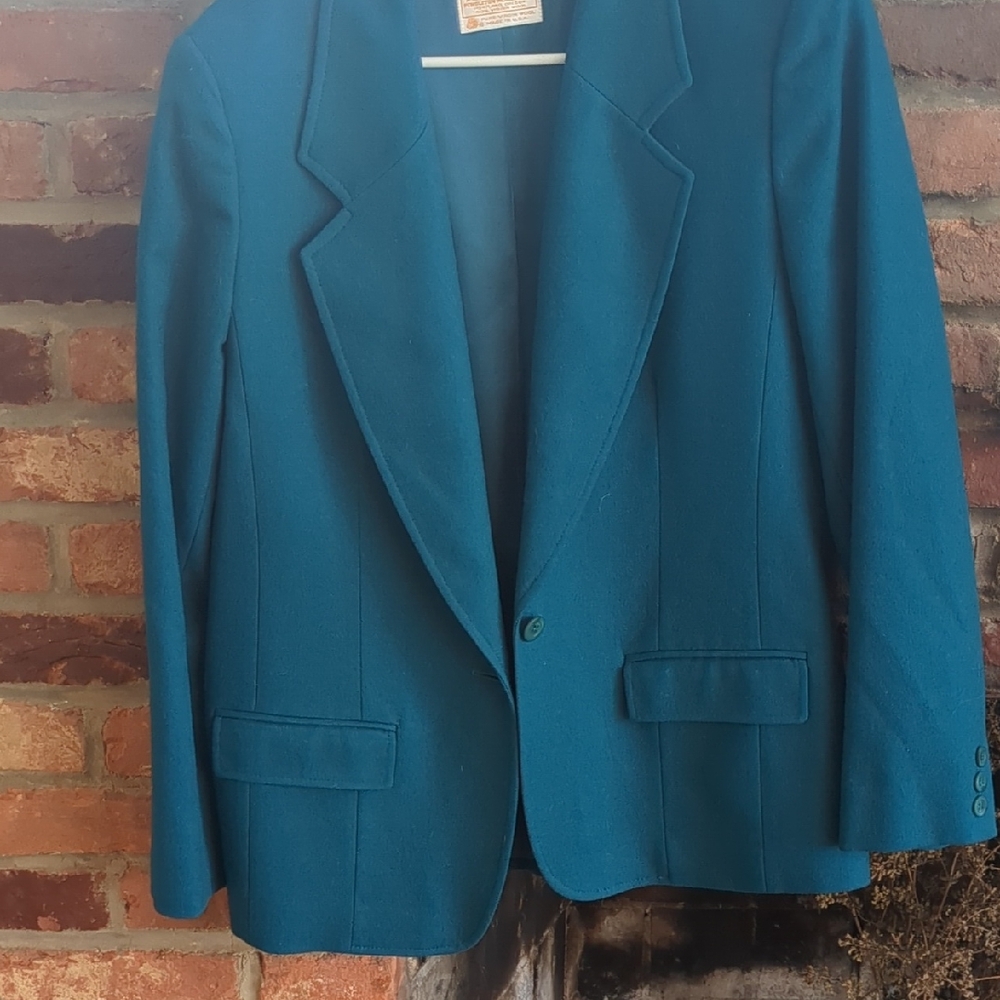 Pendleton Teal Blazer - image 1
